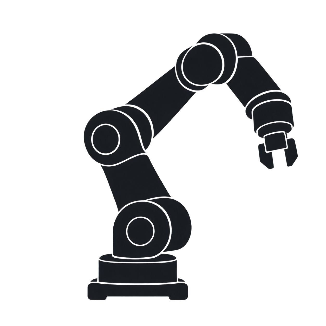 Collaborative robots silhouette