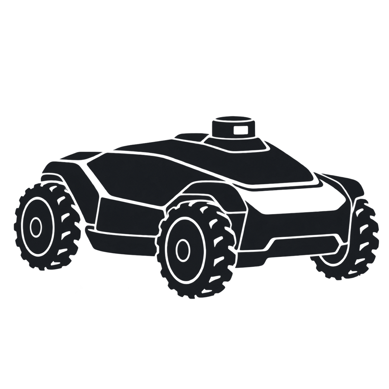 Autonomous grounds care silhouette